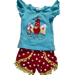 Boutique Unicorn Apple set